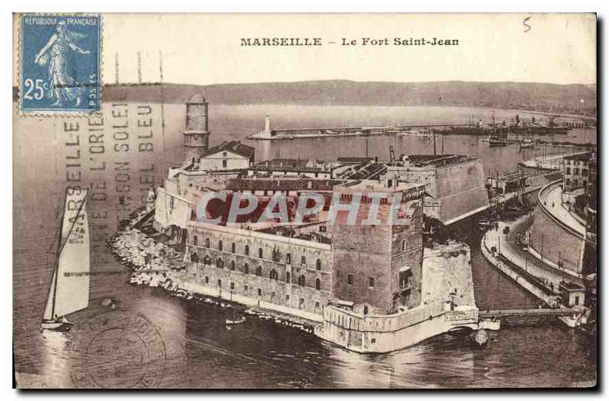 CPA Marseille le Fort Saint Jean 