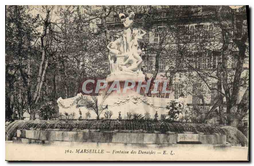 CPA Marseille Fontaine des Danaides 