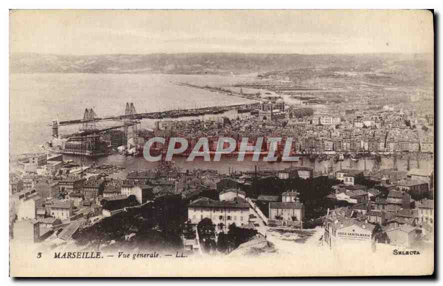 CPA Marseille vue generale 