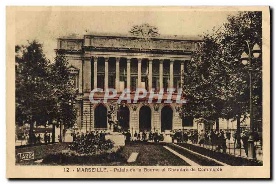 CPA Marseille Palais de la Bourse et Chambre de Commerce 