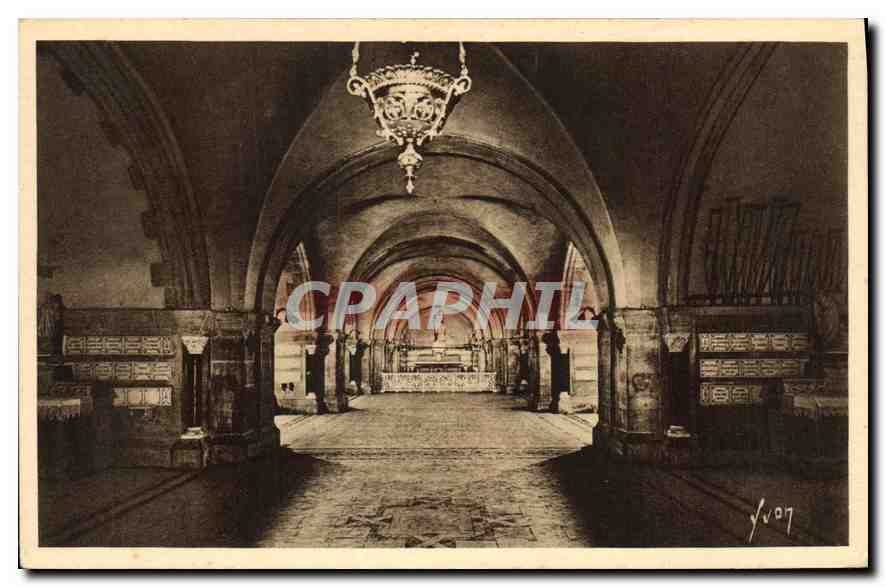 CPA Marseille Bouches du Rhone Notre Dame de la Garde la Crypte 