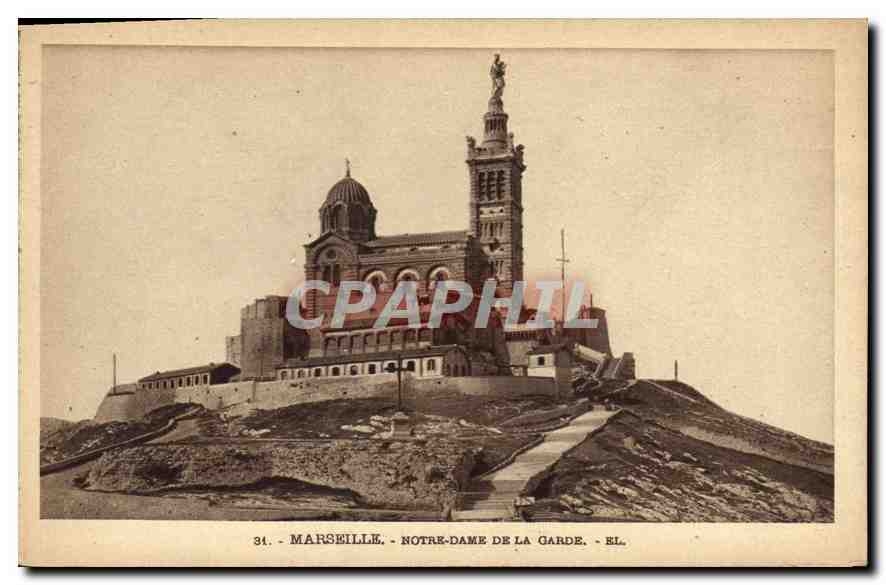 CPA Marseille Notre Dame de la Garde 