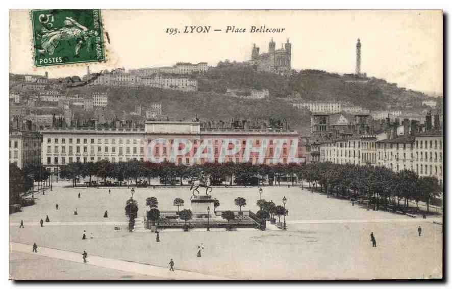 CPA Lyon place Bellecour 