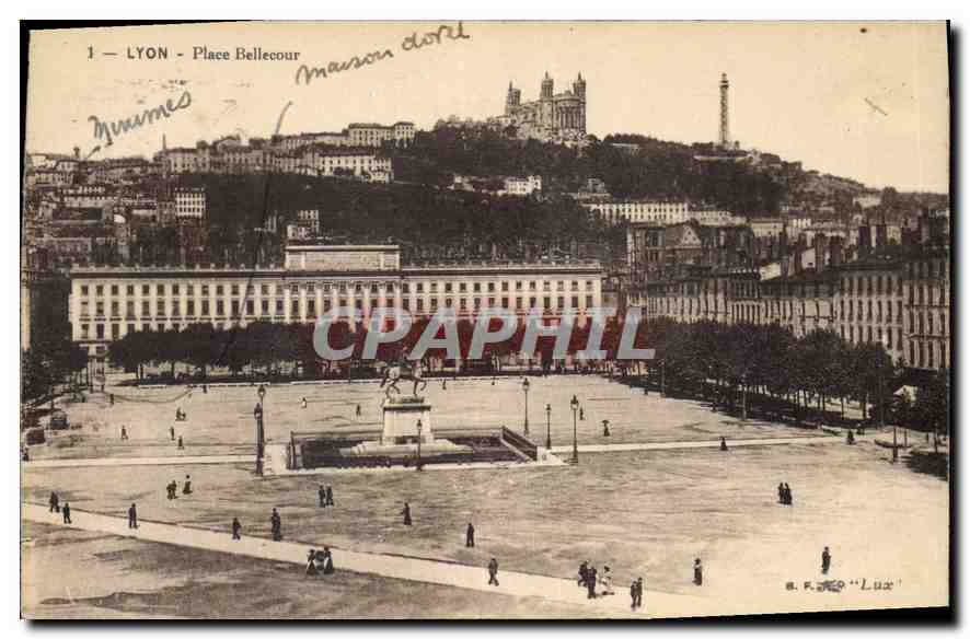CPA Lyon place Bellecour 