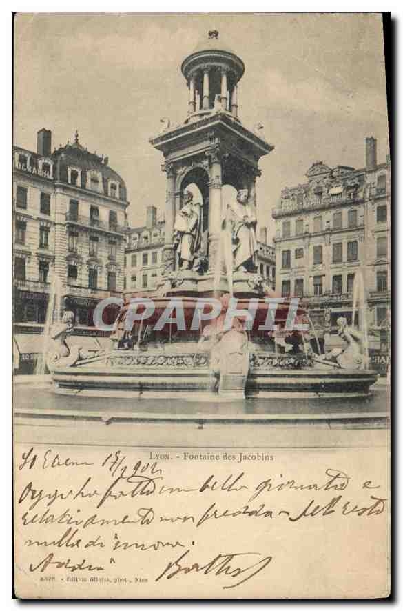 CPA Lyon Fontaine des Jacobins 