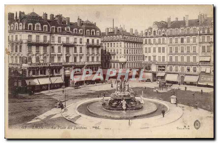 CPA Lyon Place des Jacobins 