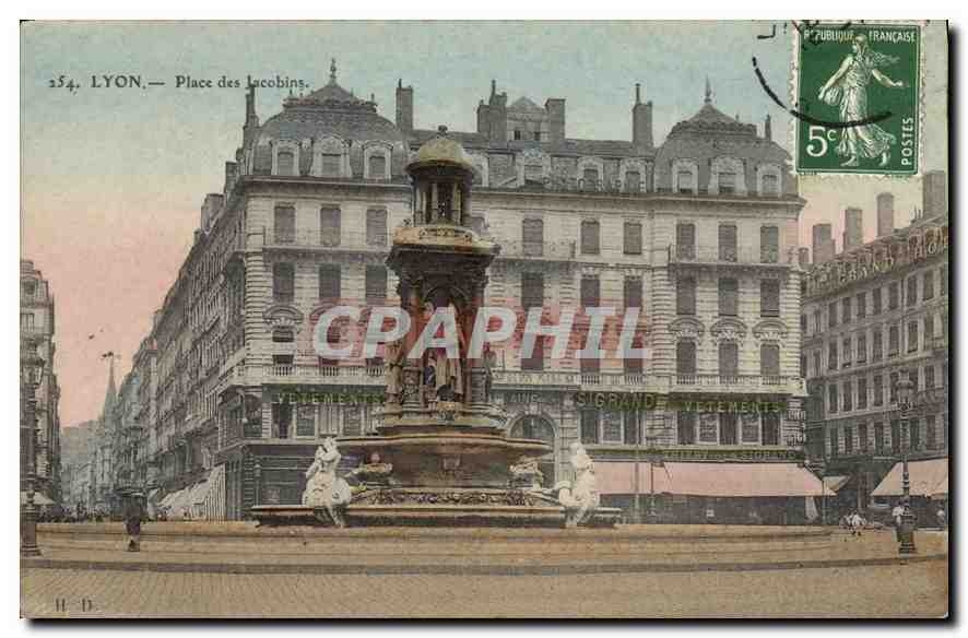 CPA Lyon Place des Jacobins 