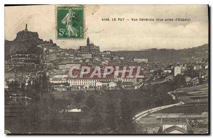 CPA Le Puy Vue Generale Vue prise d'Espaty