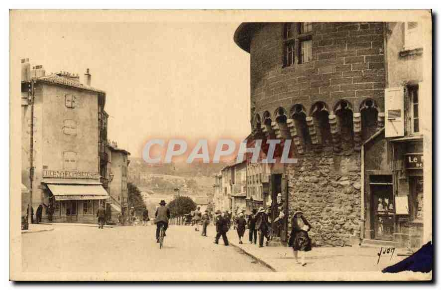 CPA Le Puy Haute Loire La Tour Pannessac et Boulevard Carnot