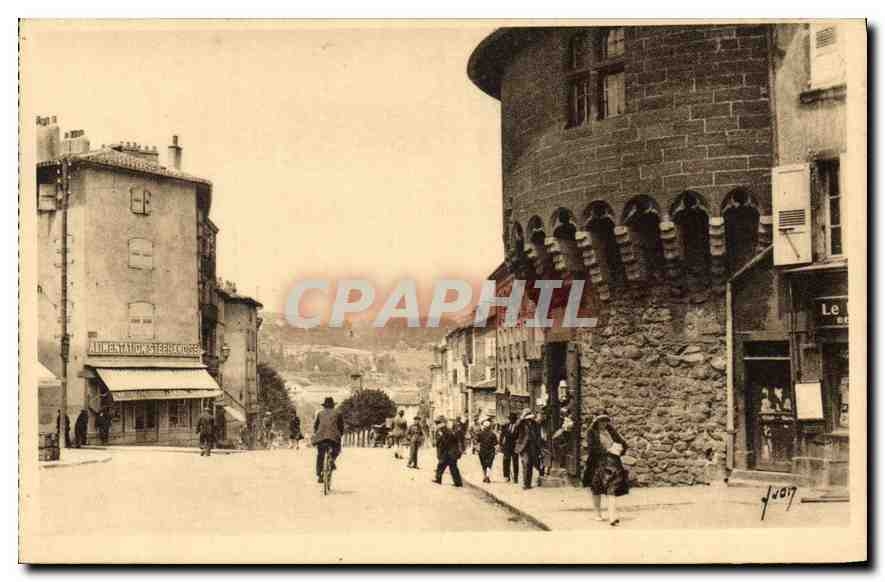 CPA Le Puy Haute Loire La Tour Pannessac et Boulevard Carnot