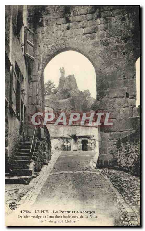 CPA Le Puy Le Portail St Georges