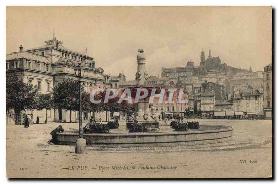 CPA Le Puy Place Michelet la Fontaine Chassaing 