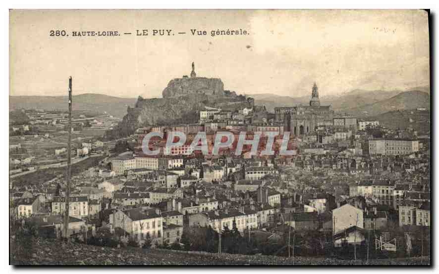 CPA Haute Loire Le Puy Vue generale 
