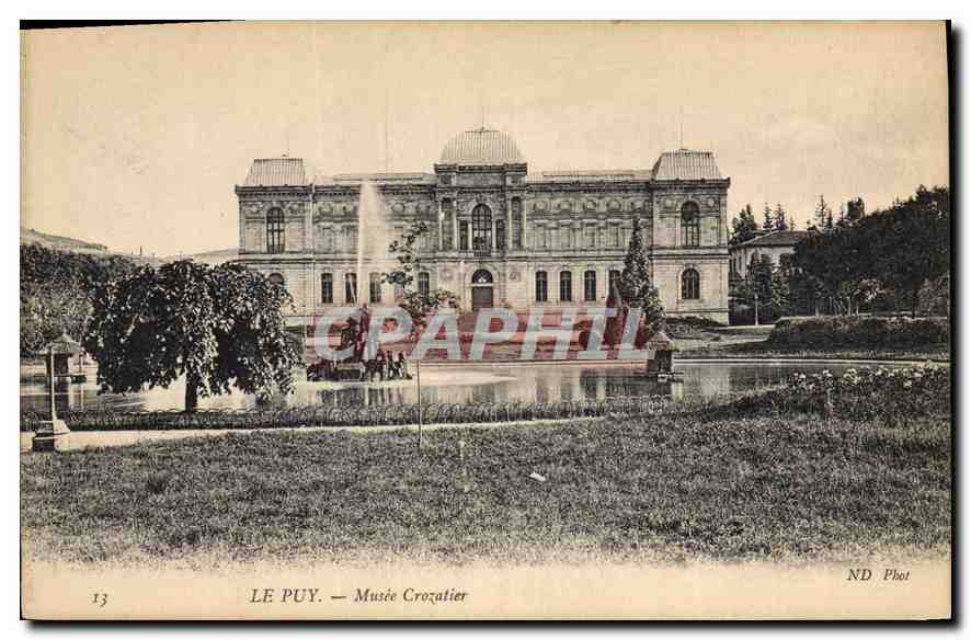 CPA Le Puy Musee Crozatier 