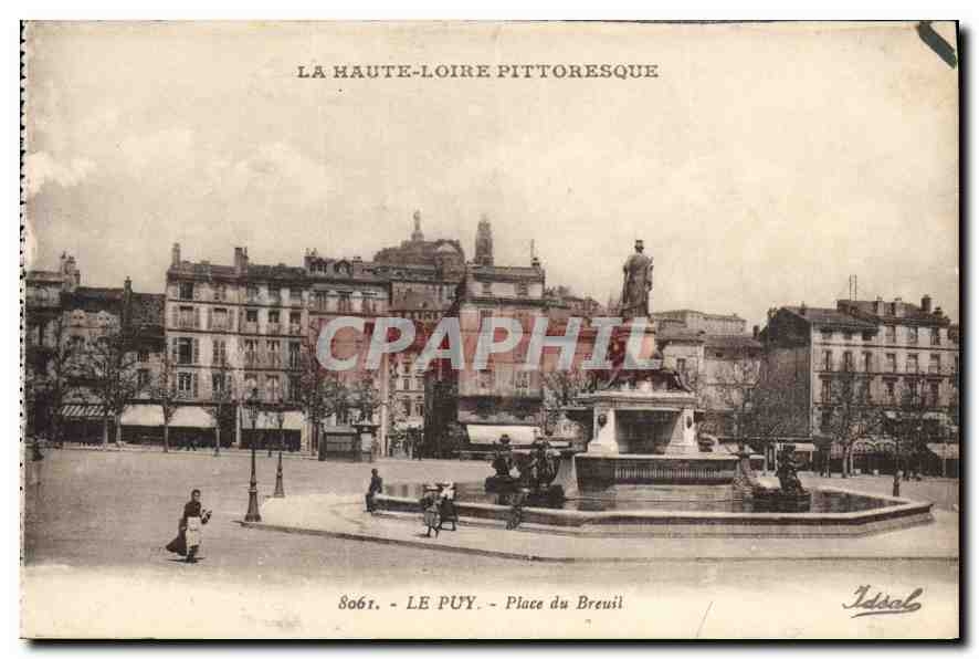 CPA Le Puy Place dy Breul La Haute Loite Pittoresque 