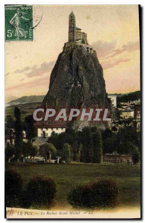 CPA Le Puy Le Rocher Saint Michel 