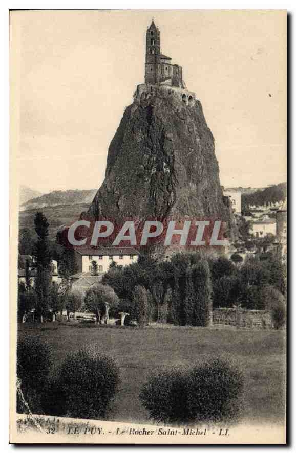 CPA Le Puy Le Rocher Saint Michel 