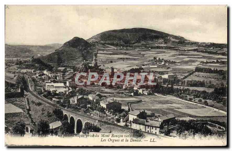 CPA Le Puy Vue panoramique prise du Mont Ronzon 