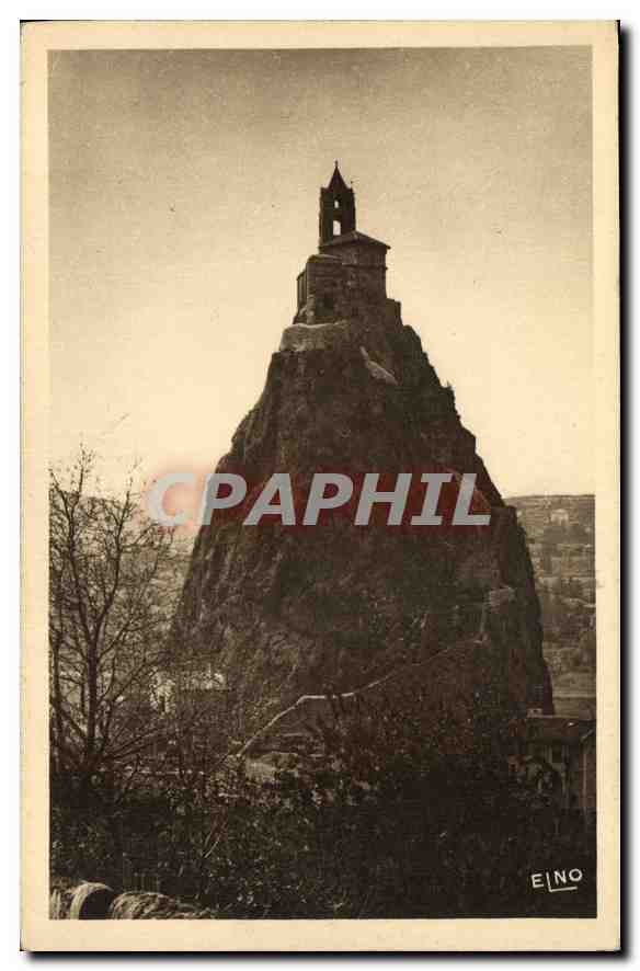 CPA Le Puy Hte Loire Le Rocher d'Aiguilhe Aspect Oriental 