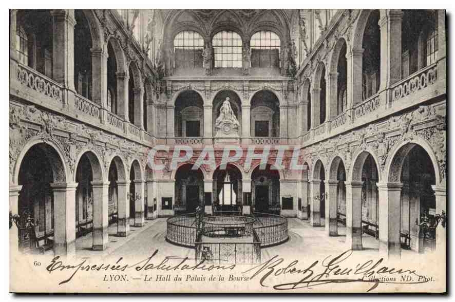 CPA Lyon Le Hall du Palais de la Bourse 