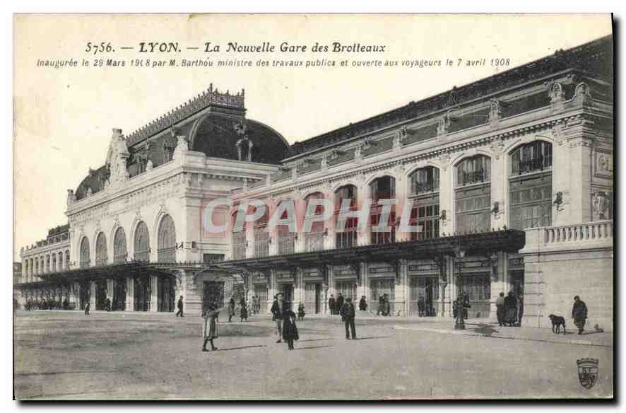 CPA Lyon La Nouvelle Gare des Brotteaux