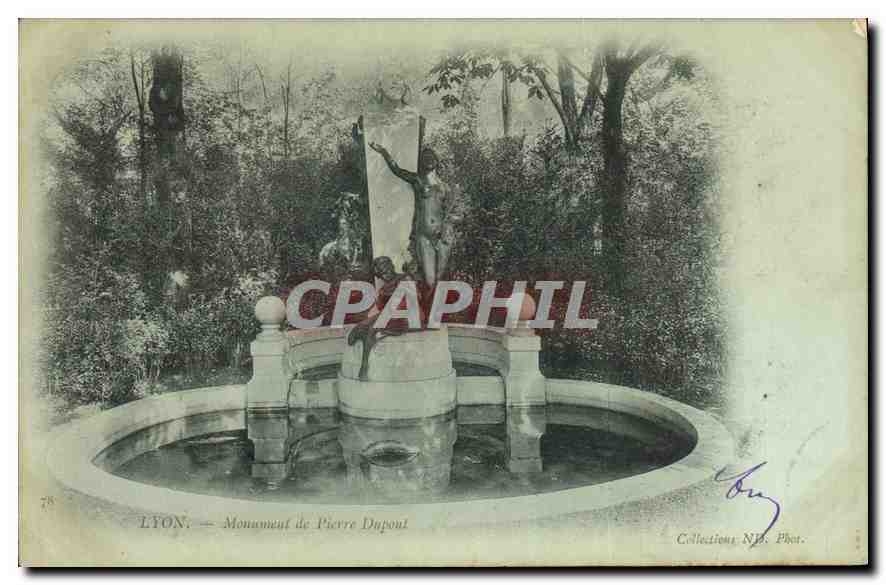 CPA Lyon Monument de Pierre Dapont