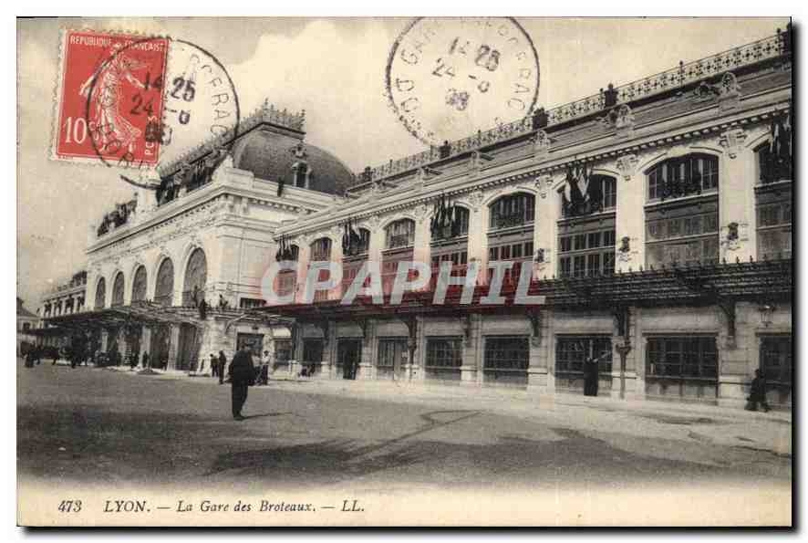 CPA Lyon La Gare des Brotteaux 