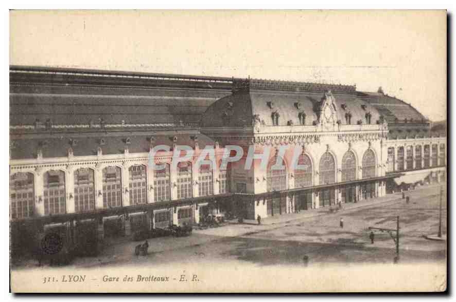 CPA Lyon Gare des Brotteaux 