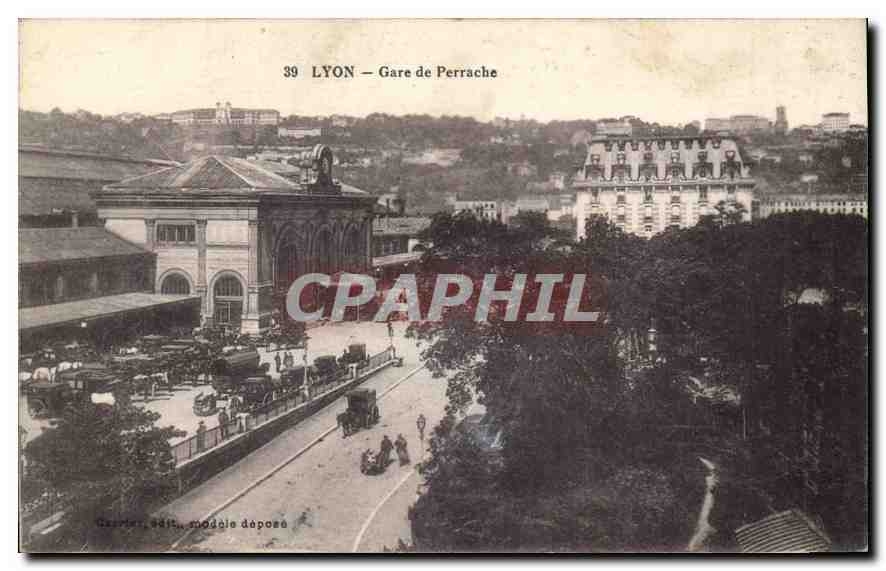CPA Lyon Gare de Perrache 