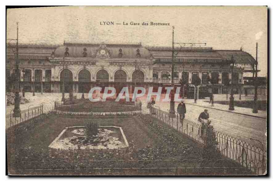CPA Lyon La Gare des Brotteaux 