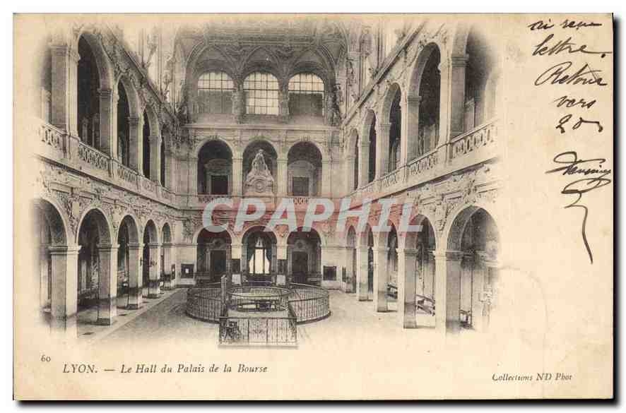 CPA Lyon Le Hall du Palais de la Bourse 