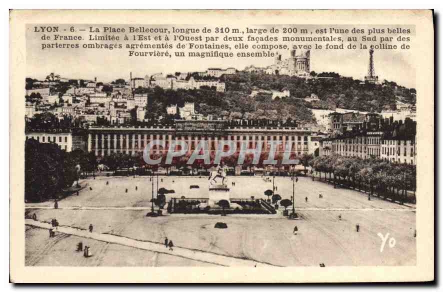 CPA Lyon La Place Bellecour 