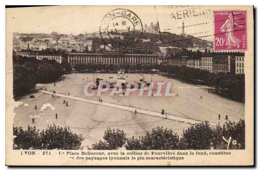 CPA Lyon La Place Bellecour 