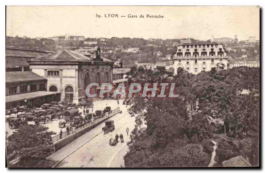CPA Lyon Gare de Perrache 