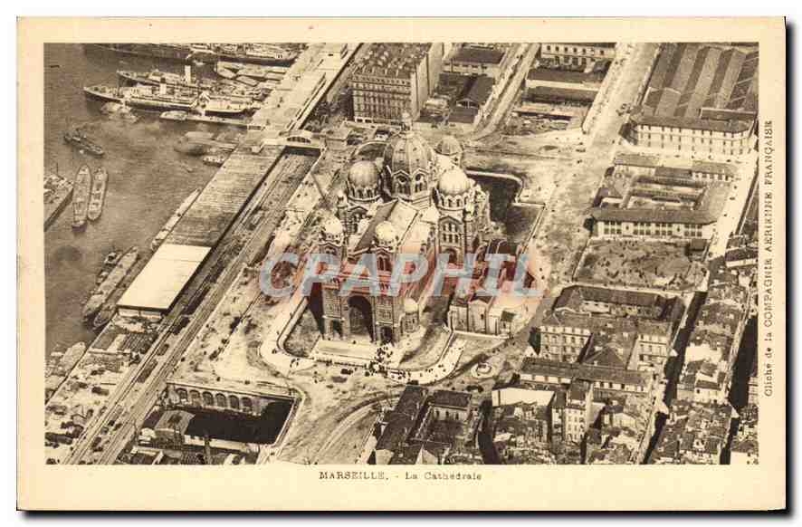 CPA Marseille La Cathedrale 