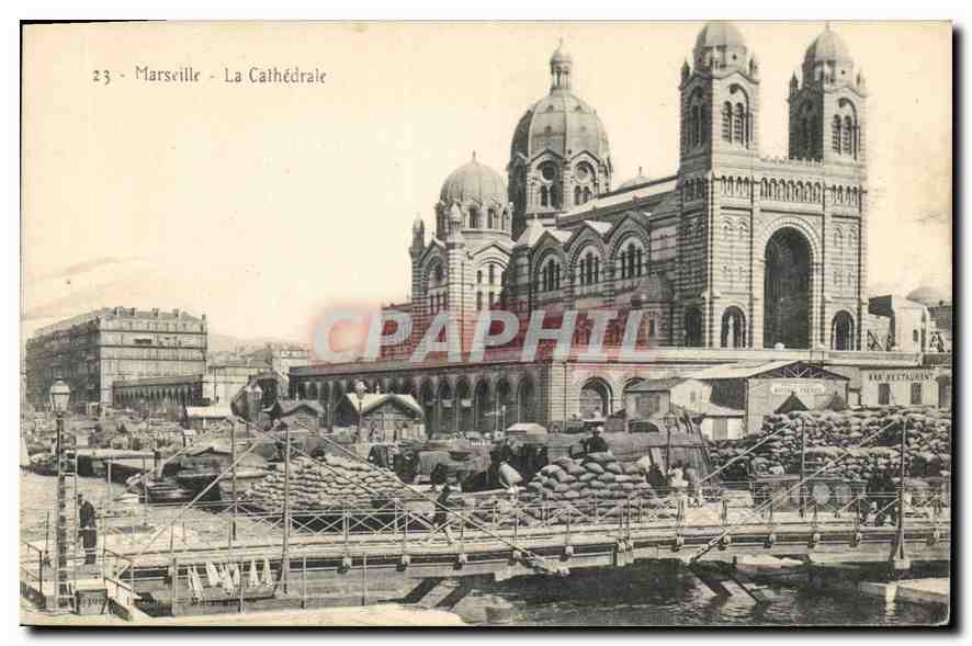 CPA Marseille La Cathedrale 