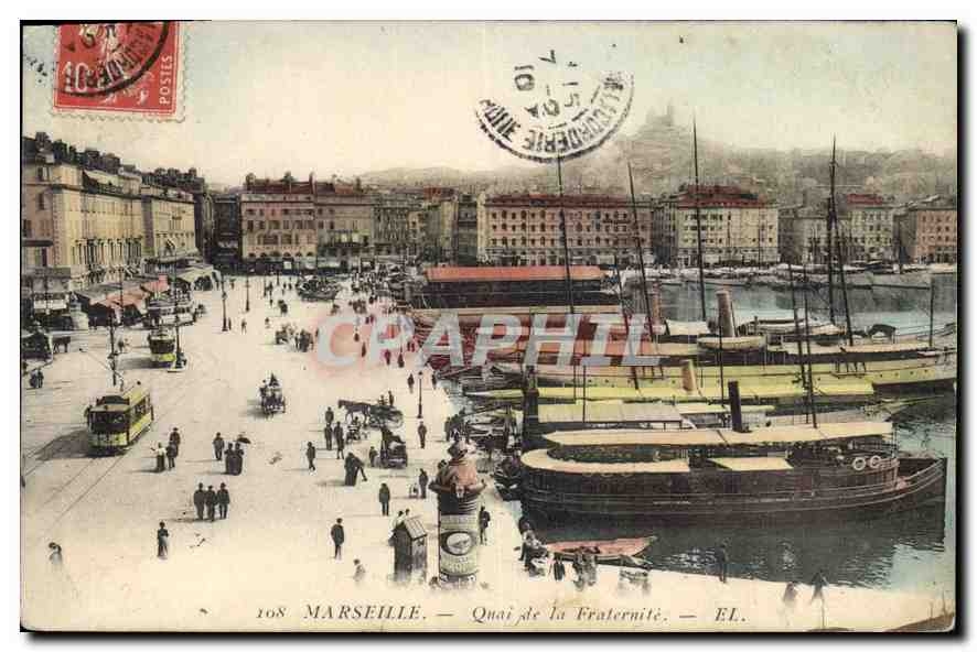 CPA Marseille Quai de la Fraternite 