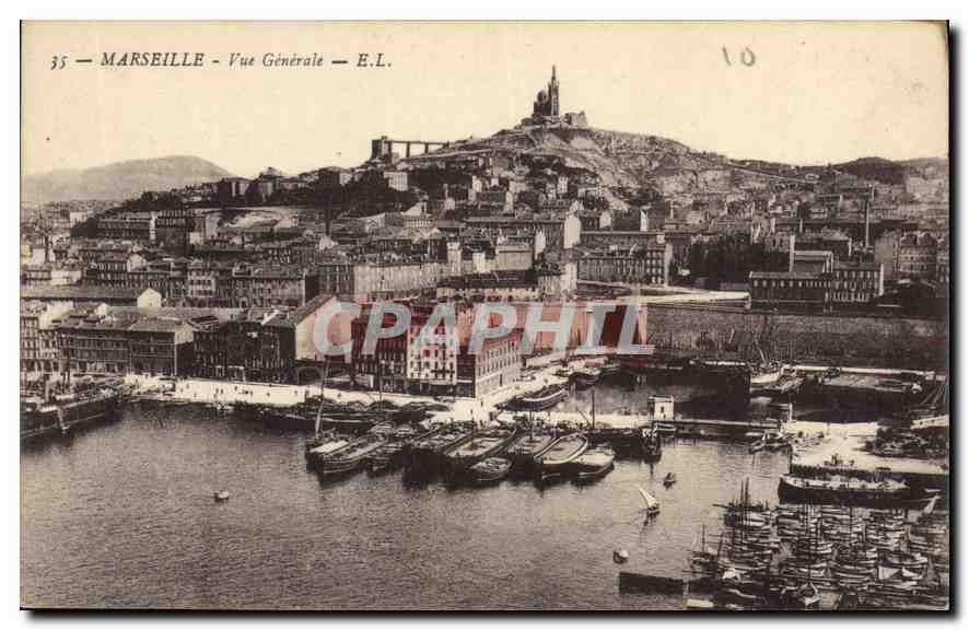 CPA Marseille Vue generale 