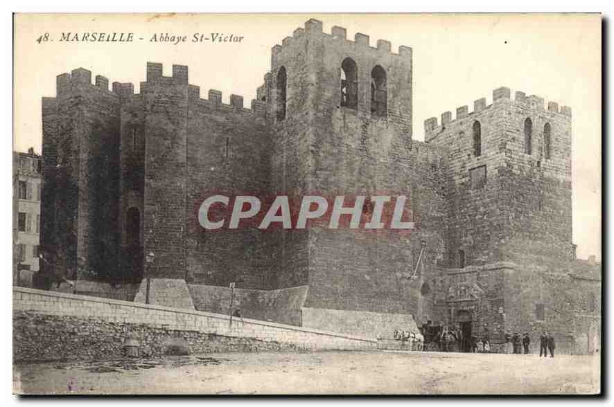 CPA Marseille Abbaye St Victor 