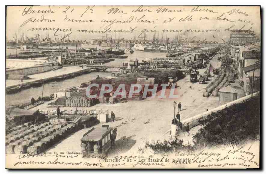 CPA Marseille Les Bassins de la Joliette 