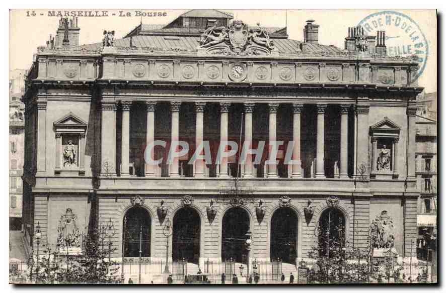 CPA Marseille La Bourse 