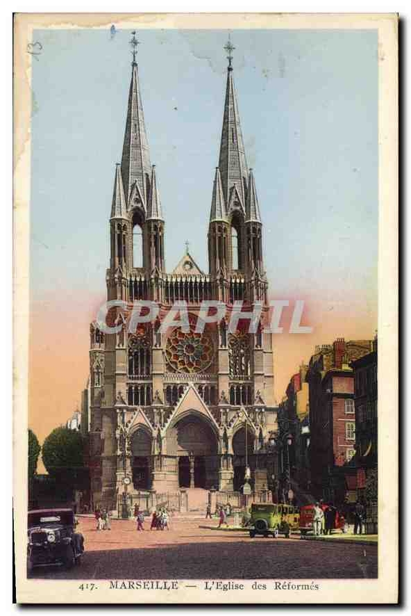CPA Marseille L'Eglise des Reformes 