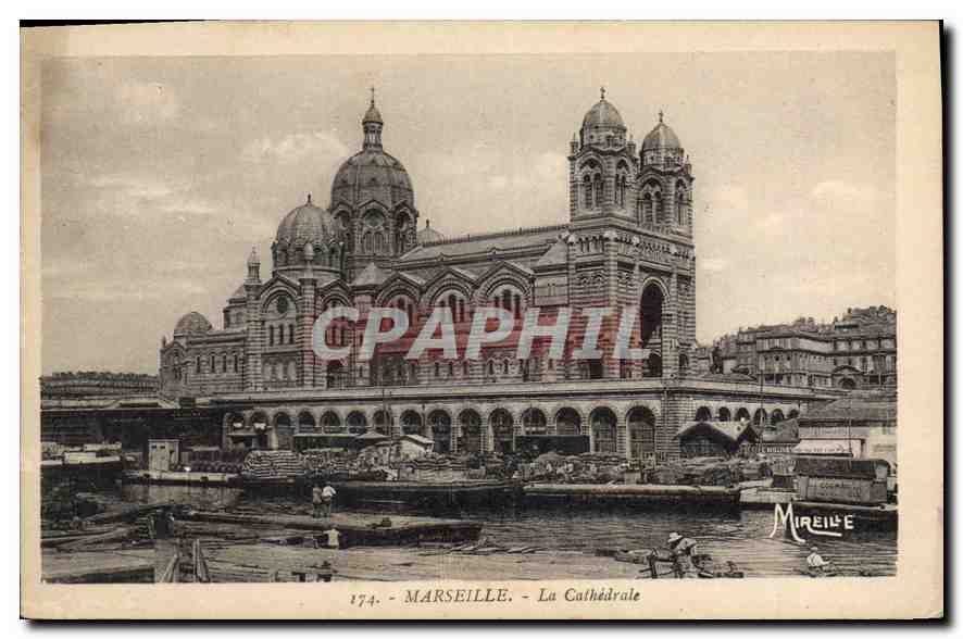 CPA Marseille La Cathedrale 