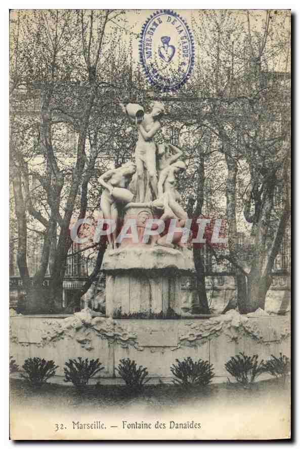 CPA Marseille Fontaine des Danaides 