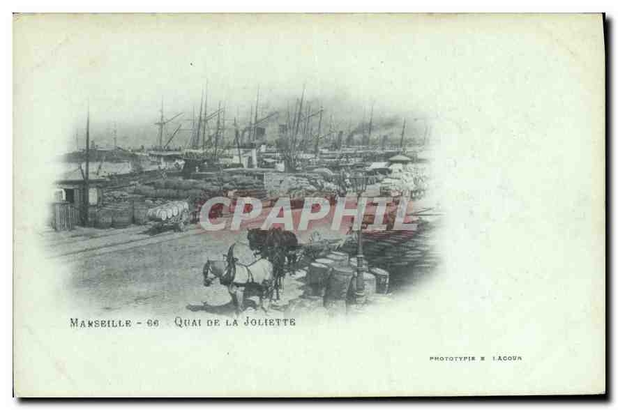 CPA Marseille Quai de la Joliette 