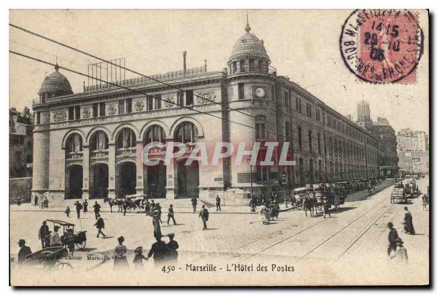 CPA Marseille L'Hotel des Postes 