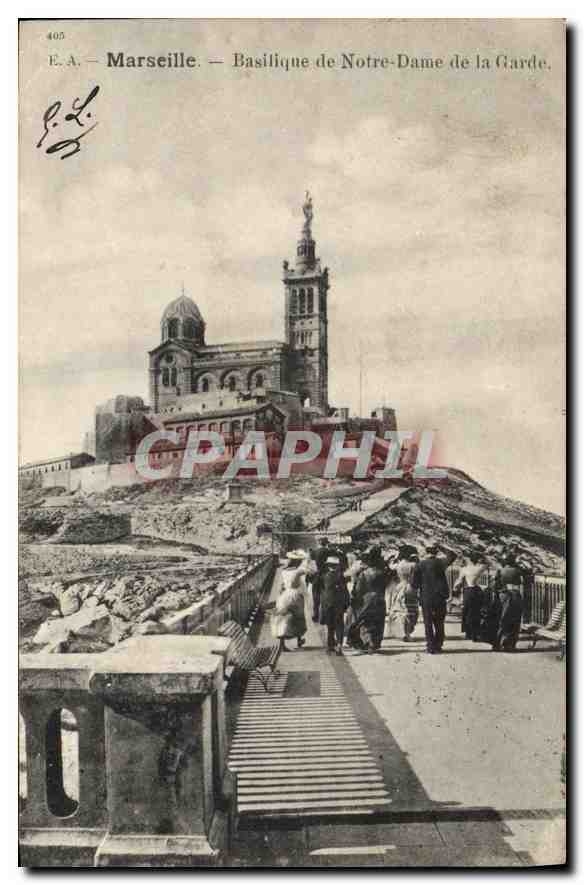 CPA Marseille Basilique de Notre Dame de la Garde 