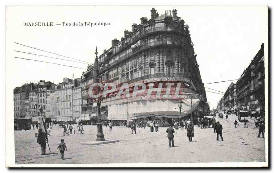 CPA Marseille Rue de la Republique 