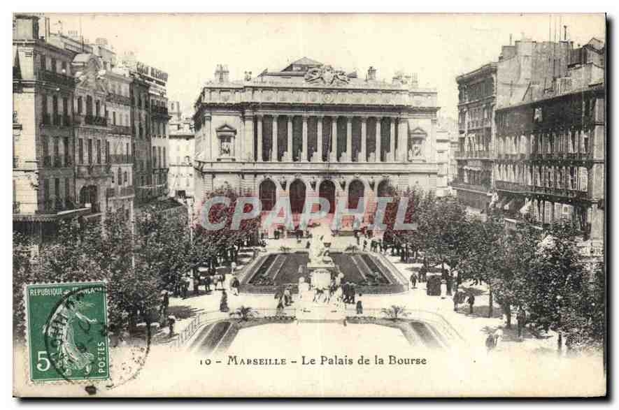 CPA Marseille Le Palais de la Bourse