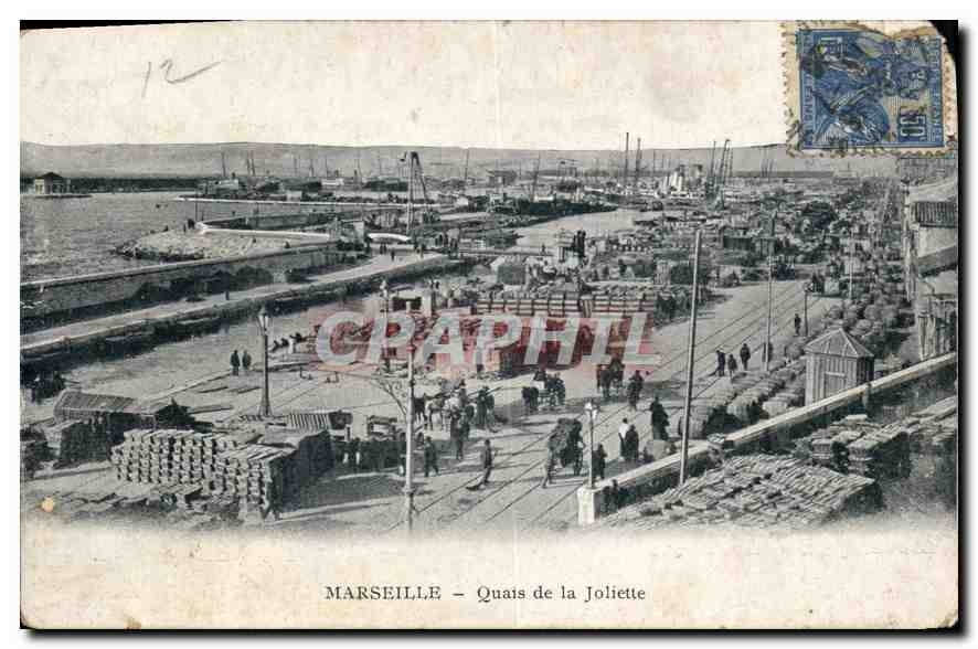 CPA Marseille Quais de la Joliette 